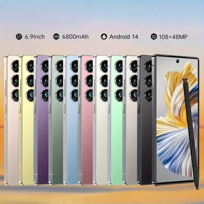 NEW S25 Ultra Unlocked 5G Smartphone, 12GB+512GB, 6800mAh Battery, Fast Charging Capability, Android 14 System, 108MP+48MP Camera, Face & Fingerprint Unlock | Dual SIM | Autofocus | Built-in Pen |