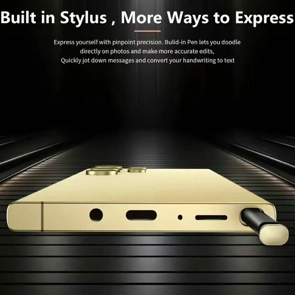 NEW S25 Ultra Unlocked 5G Smartphone, 12GB+512GB, 6800mAh Battery, Fast Charging Capability, Android 14 System, 108MP+48MP Camera, Face & Fingerprint Unlock | Dual SIM | Autofocus | Built-in Pen |