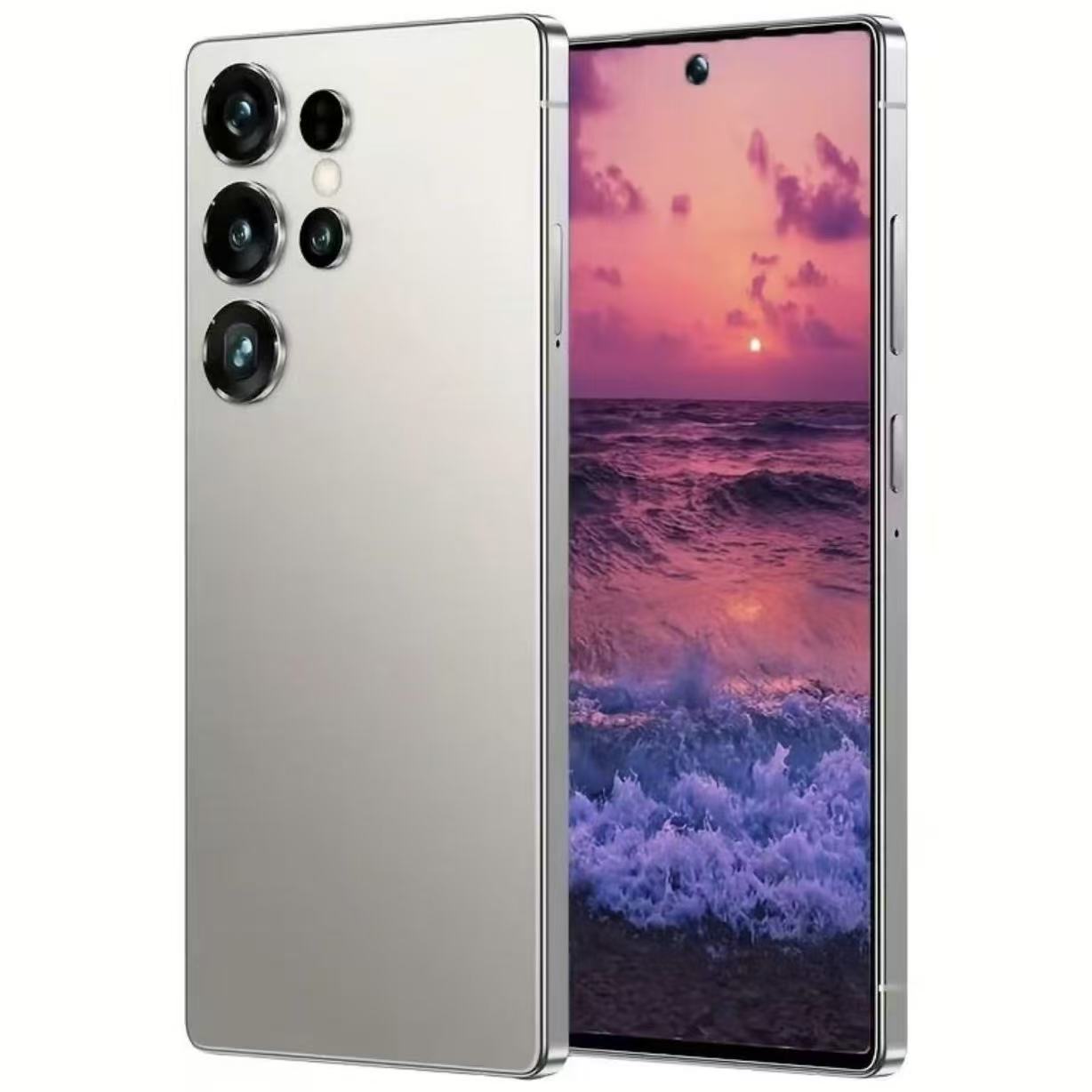 NEW S25 Ultra Unlocked 5G Smartphone, 12GB+512GB, 6800mAh Battery, Fast Charging Capability, Android 14 System, 108MP+48MP Camera, Face & Fingerprint Unlock | Dual SIM | Autofocus | Built-in Pen |